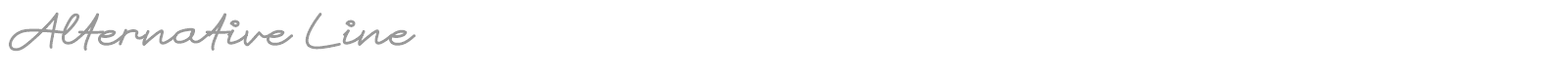 Alternative Line font preview