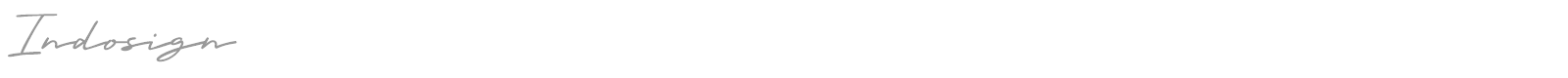 Indosign font preview