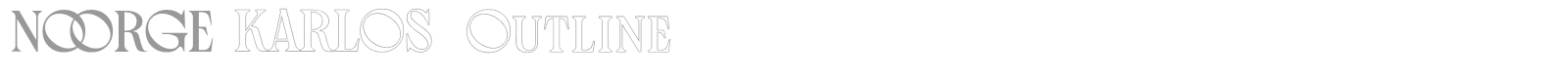 Noorge Karlos font preview