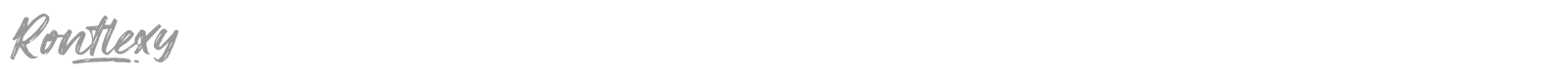 Rontlexy font preview