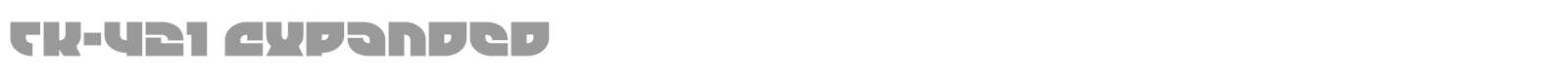 TK-421 font preview
