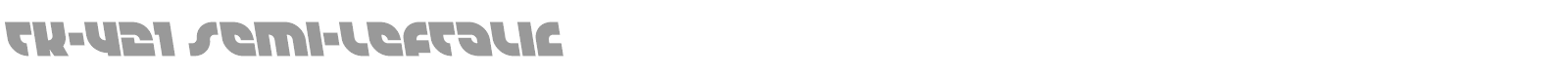 TK-421 font preview