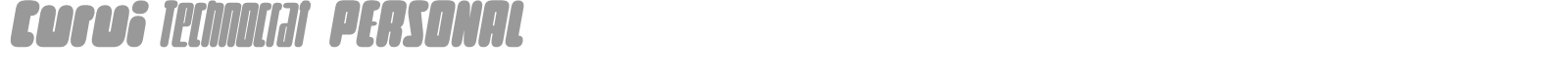 Curvi Technocrat font preview