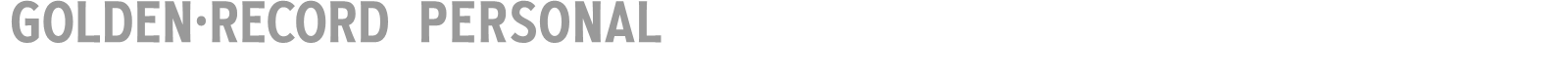 Golden Record font preview