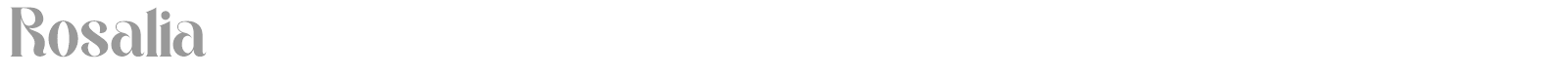 Rosalia font preview