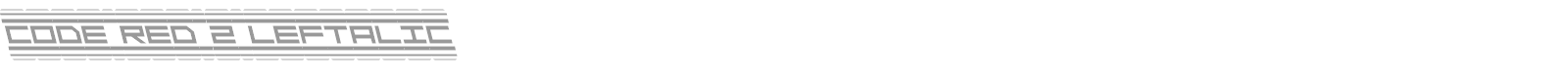Code Red font preview