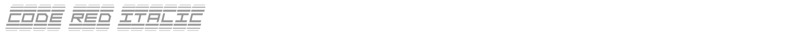 Code Red font preview