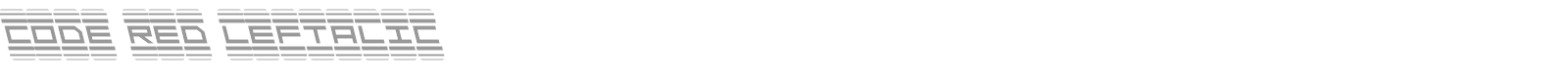 Code Red font preview