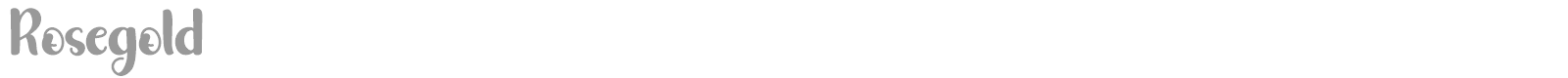 Rosegold font preview