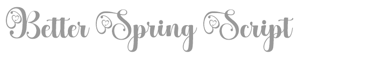Better Spring Script Font | wfonts.com - download free
