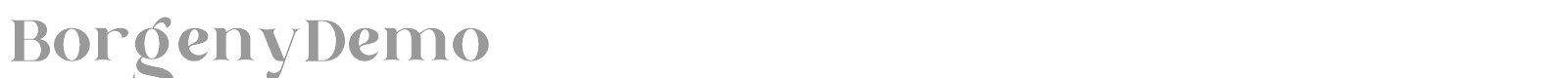 Borgeny font preview