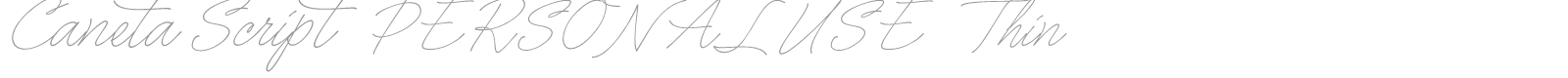 Caneta Script font preview