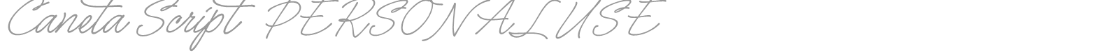 Caneta Script font preview