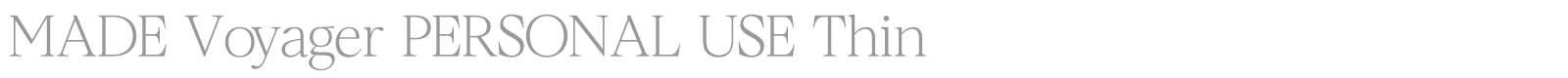 MADE Voyager font preview