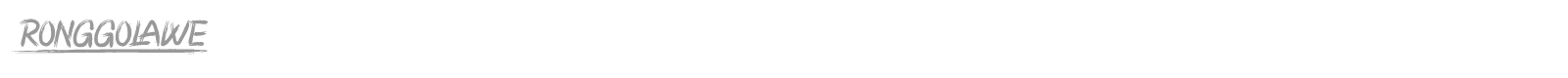 Ronggolawe font preview