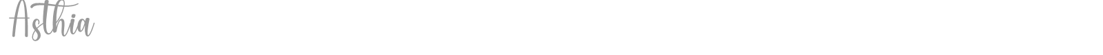 Asthia font preview