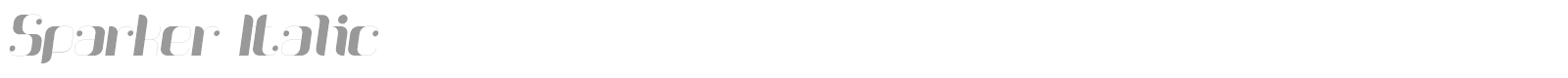 Sparker font preview