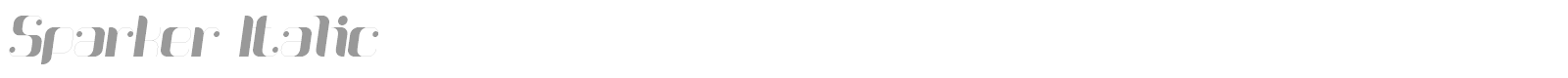 Sparker font preview