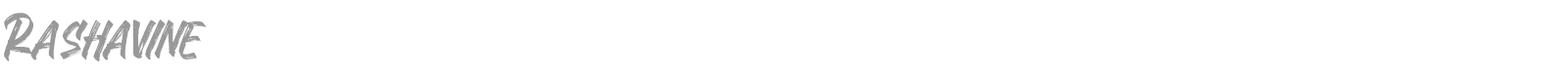 Rashavine font preview