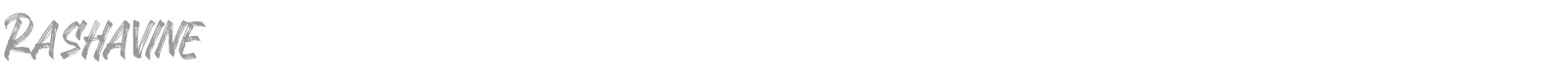 Rashavine font preview