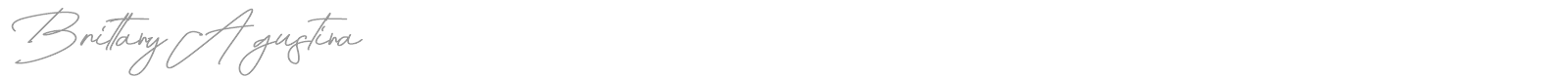 Brittany Agustina font preview
