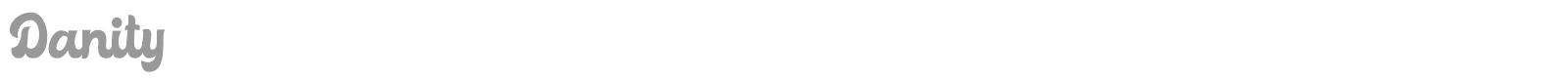 Danity font preview