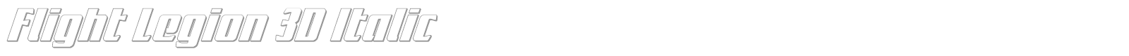 Flight Legion font preview