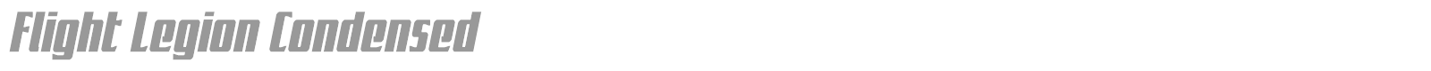 Flight Legion font preview
