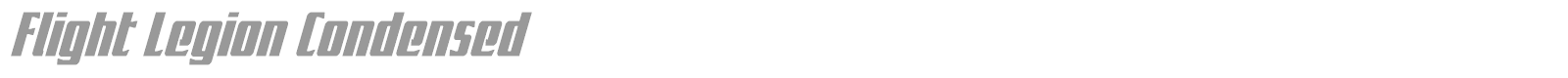 Flight Legion font preview