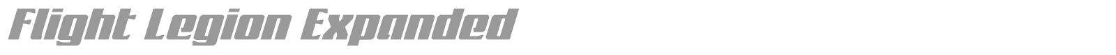 Flight Legion font preview