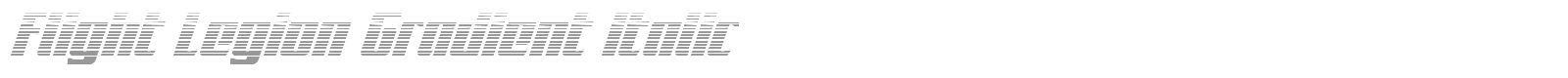 Flight Legion font preview