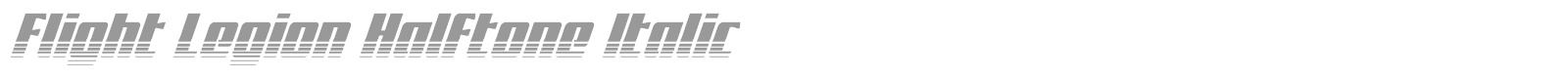 Flight Legion font preview