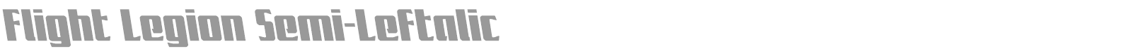 Flight Legion font preview