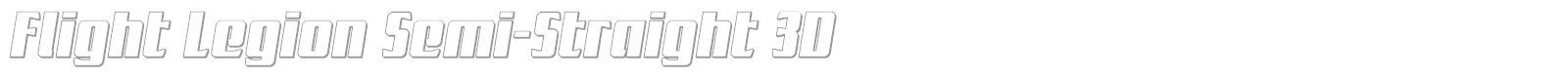 Flight Legion font preview