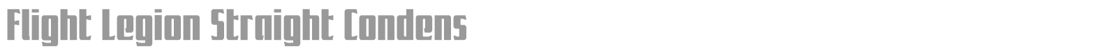 Flight Legion font preview