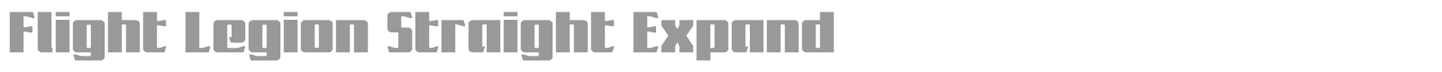 Flight Legion font preview