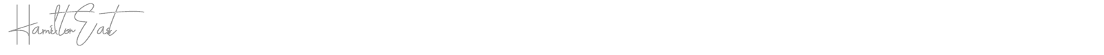 Hamilton East font preview