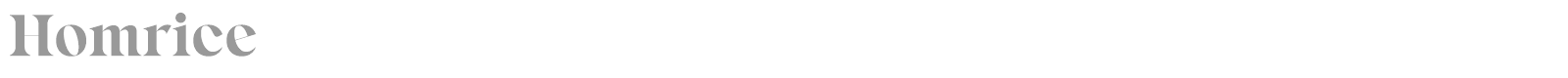 Homrice font preview