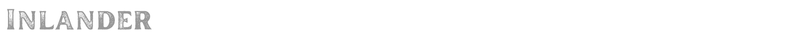 Inlander font preview