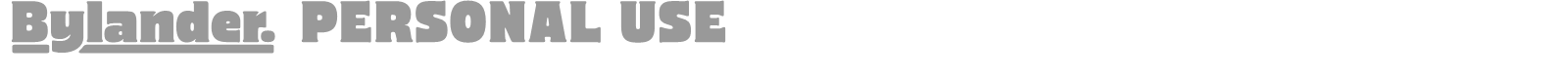 Bylander font preview
