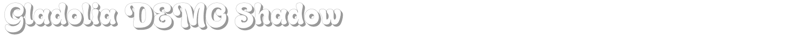 Gladolia font preview