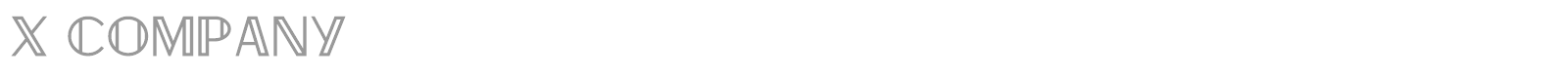 X Company font preview