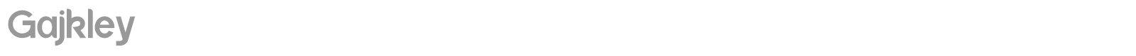 Gajkley font preview