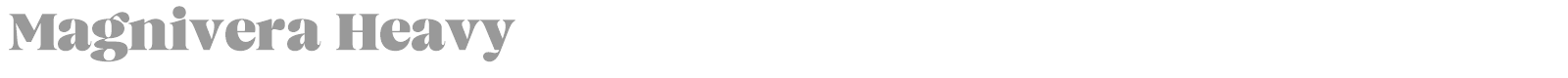 Magnivera font preview