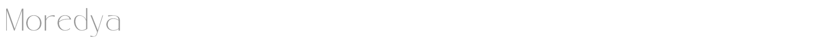 Moredya font preview