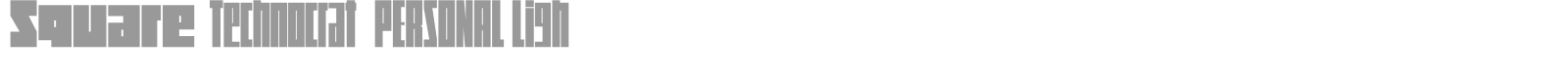 Square Technocrat font preview