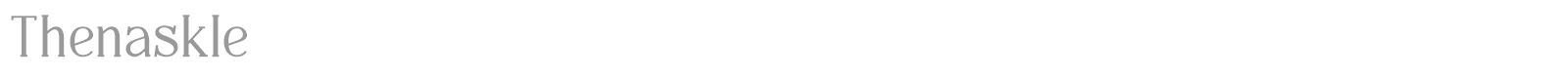 Thenaskle font preview