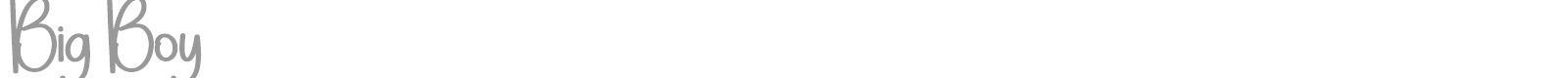 Big Boy font preview