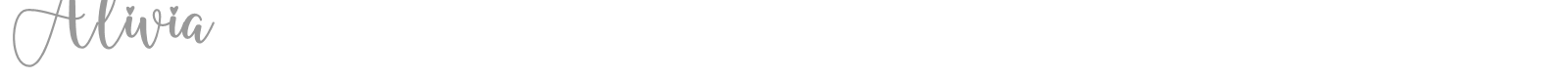 Alivia font preview