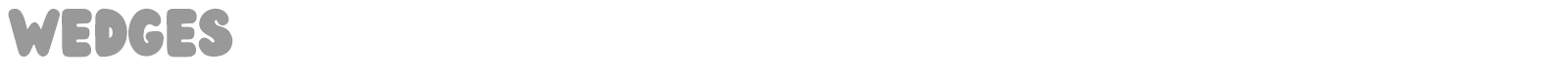 Wedges font preview